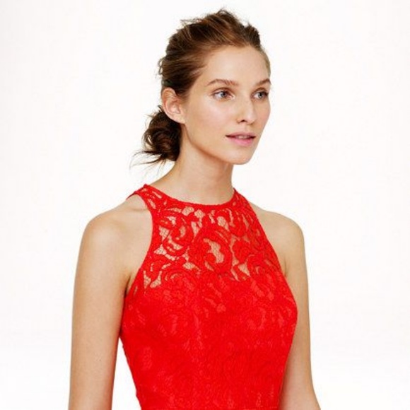 J. Crew pamela dress in levers lace size 12 - Picture 8 of 8